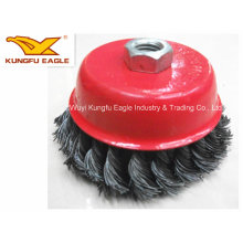 Standard Knotted Deeop bowl Shaped Wire bowl Brush